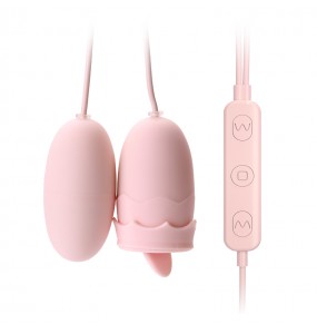 GALAKU - AKALI Tongue Dual Vibrating Egg (USB Power Supply)